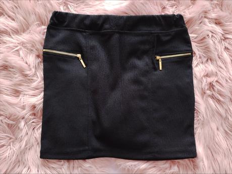 Cierna mini sukna, m