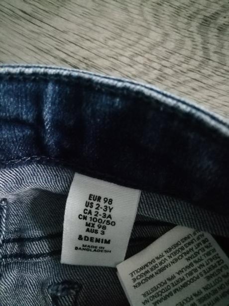 Riflova sukňa, h&m,98