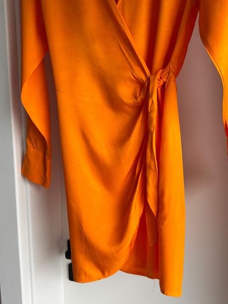 H&m šaty oranžové, h&m,xs