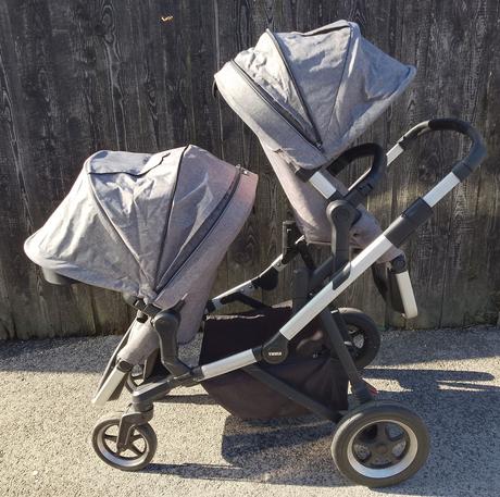 Sportovy kocik thule sleek + surodenecky /dvojicky, thule,thule sleek