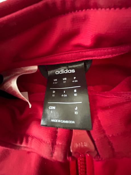 Adidas oblečenie, 104–116