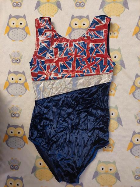 Gymnastický značkový dres uk veľ.10 / 152-164, 158