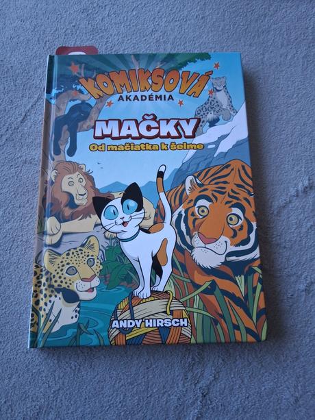 Komiks kniha mačky ako nové, 