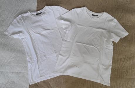 2ks biele tričká velk. 134/140, 134