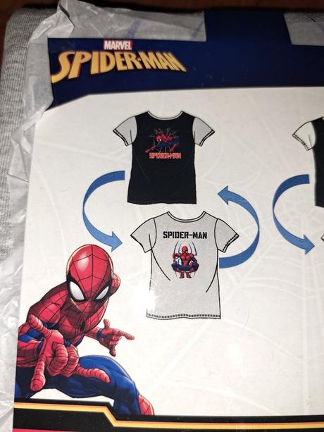 2x obojstranne tricko spiderman, 134