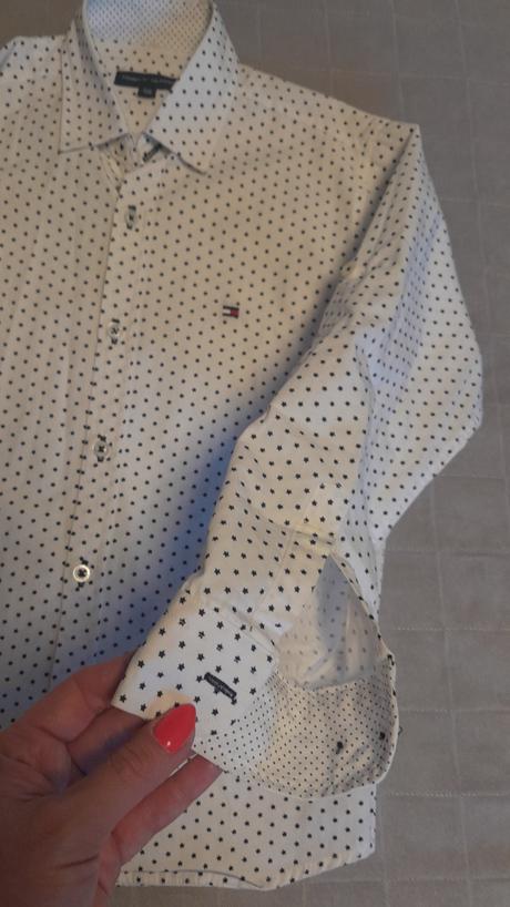 Košeľa slim fit tommy hilfiger 128 top stav, tommy hilfiger,128