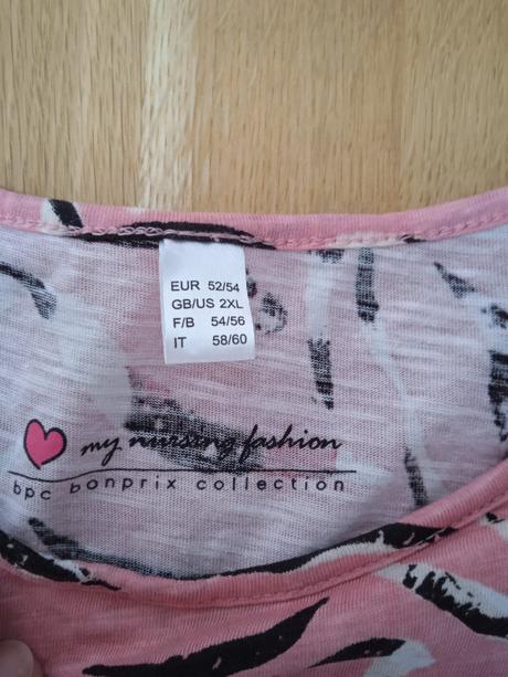 Tehotenské/kojo tričko, bonprix,52