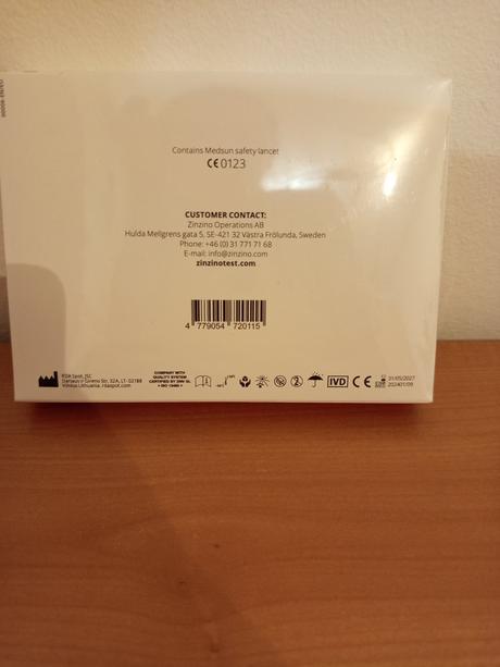 Zinzino balance test, 