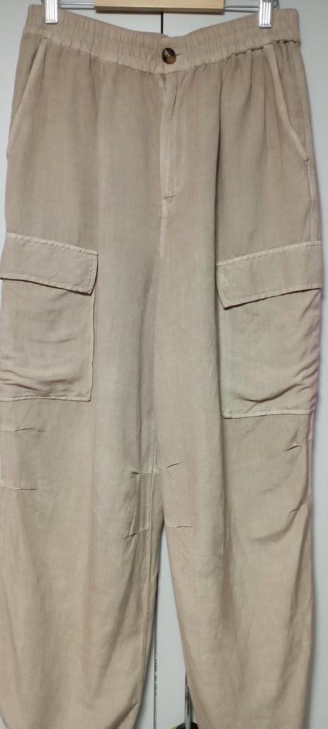 Ľanové cargo nohavice, reserved,l