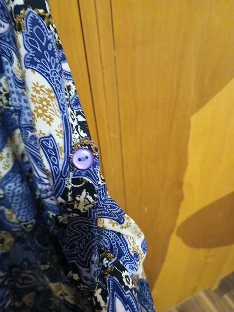 Modrá blúzka, baty fashion,xxl