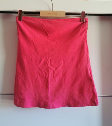 Dámske ružové tričko bez ramienok, esmara,s