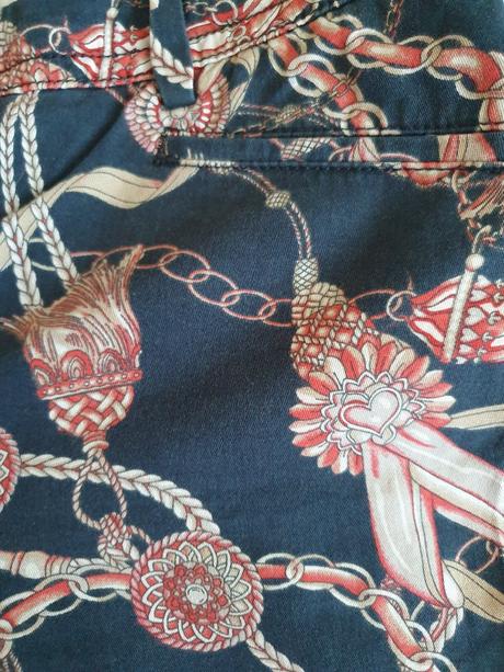 Vzorované letné nohavice, 36