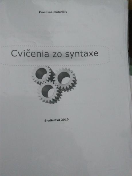 Cvičenia zo syntaxe, 