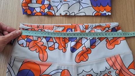 Elastické šortky + crop top abraka, m