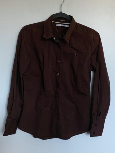 Tommy hilfiger hnedá košeľa, tommy hilfiger,l