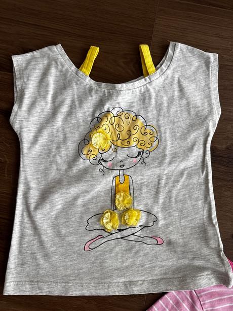 Balicek triciek s kratkym rukavom, 128