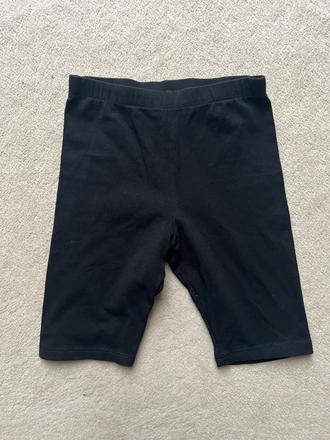 Čierne legínkové kraťasy, h&m,122