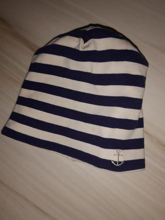Detská pásikavá prechodná čiapka 86/92 h&m, h&m,86