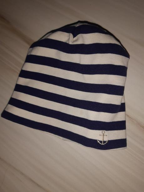 Detská pásikavá prechodná čiapka 86/92 h&m, h&m,86