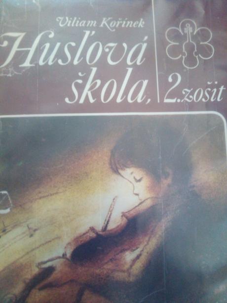 Husľová škola , spev , noty - 2 zošit ô,