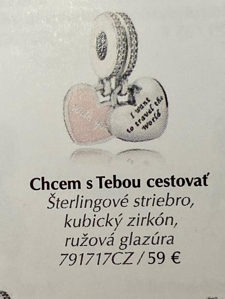 Pandora privesky srdiečka, pandora