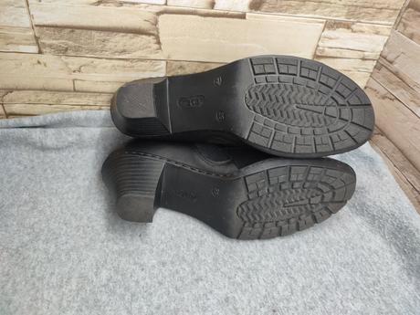 Rieker 39 - dámske čierne topánky, rieker,39