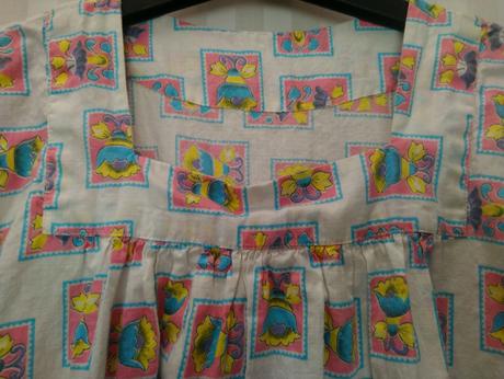 Dlhá nočná košela s farebným vzorom v kocočkách, s, s