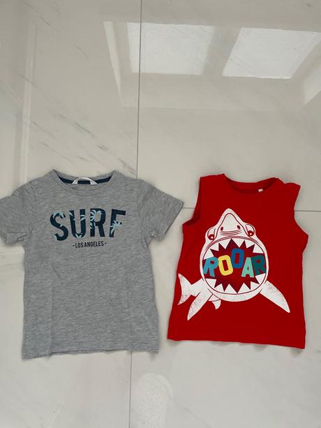 Trička 2ks, h&m,116