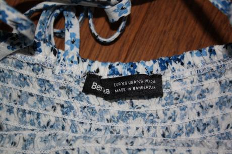 Kvietkované šaty, bershka,xs