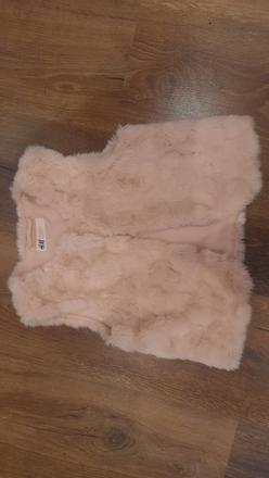 Kožušinové bolerko, h&m,110