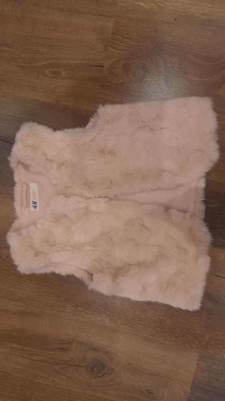 Kožušinové bolerko, h&m,110