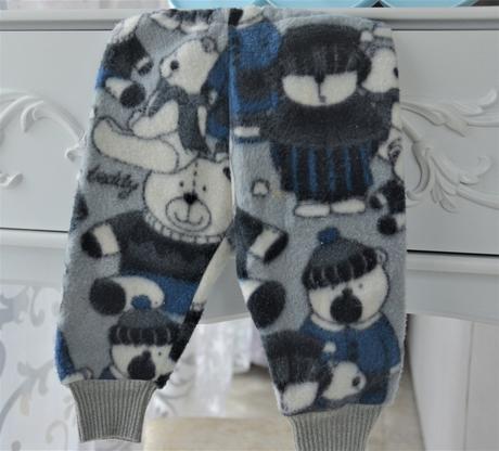 Flísové tepláky-62/68, 62