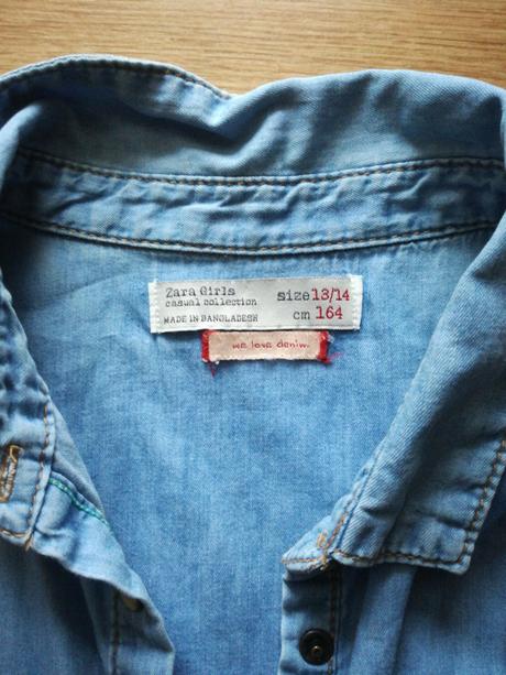 Riflova košeľa, zara,164