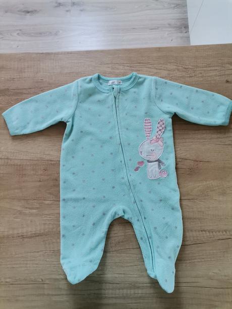 Dievčenský tyrkysovy overal so zajacikom, pepco,62