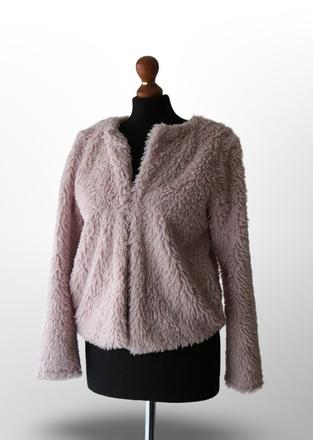 Prechodná plyšová bundička, h&m,s