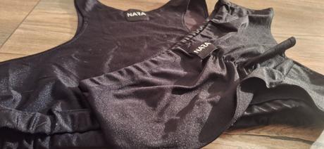 Komplet nara top a push up šortky na pole dance, l