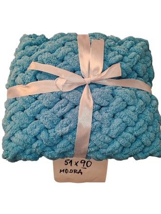 Puffy deka modra 51x90,