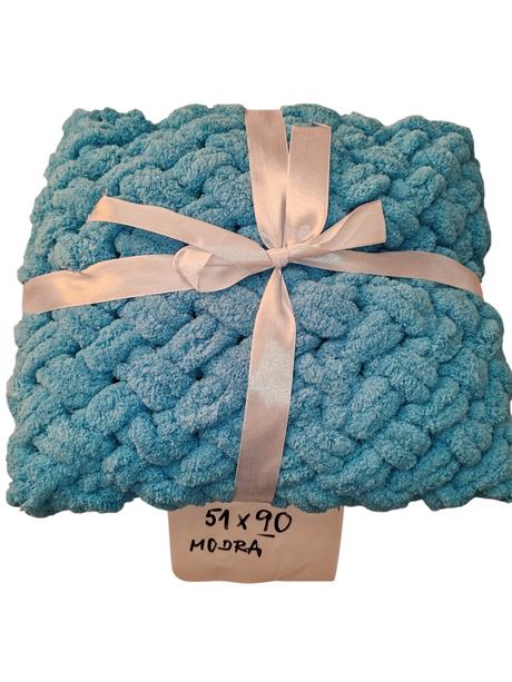 Puffy deka modra 51x90, 