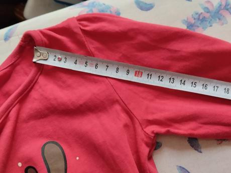 Červena tunika -šaty, bonprix,110