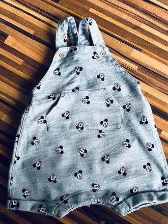 Veľ. 74 zn. h&m krásne letné trakáčiky s mickeym, h&m,74