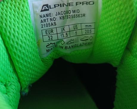 Chlapčenské členkové topánky, alpine pro,32