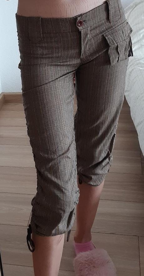 Hnede 3/4 nohavice, m