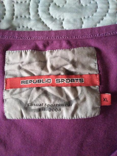 Fialové tričko r. sports - l, l