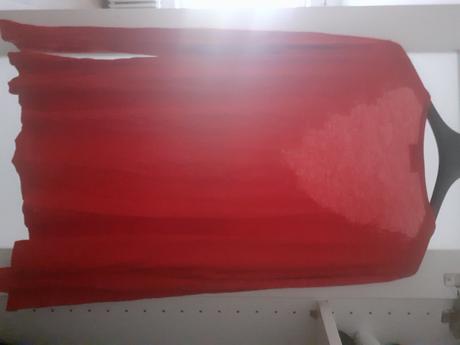 Cerveny damsky pulover, 170