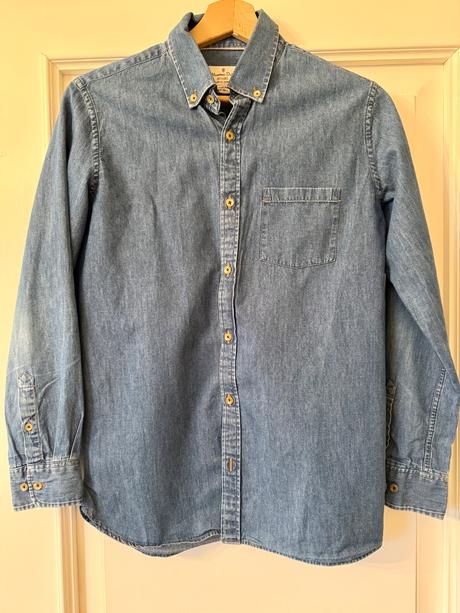 Rifľová košeľa massimo dutti, 164