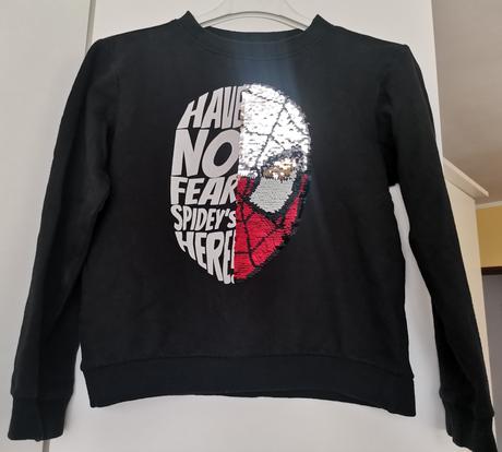 Tričko spiderman s flitrami, sinsay,140