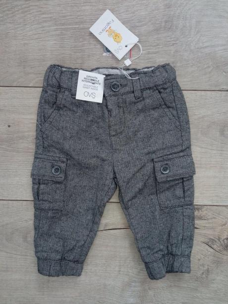 Chlapčenské podšité nohavice ovs (62), ovs,62
