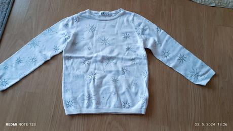 Vianočný svetrík, h&m,116