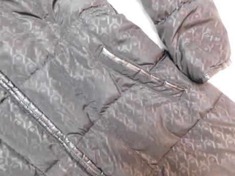 Kvalitna zimna perova predlzena bunda/kabat, 38