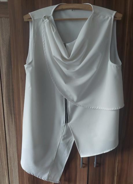 Biela tenká vesta l/xl, l